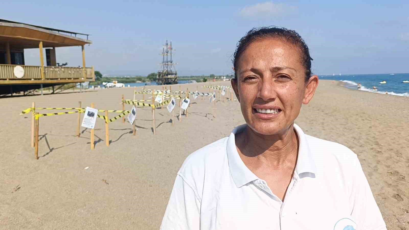 Manavgat’ta caretta caretta yavrularına koruma nöbeti
