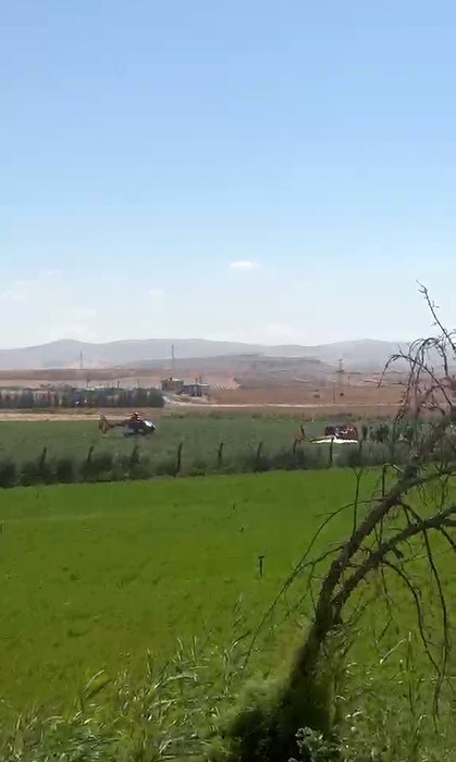 Başkentte eğitim helikopteri düştü: "2 yaralı"