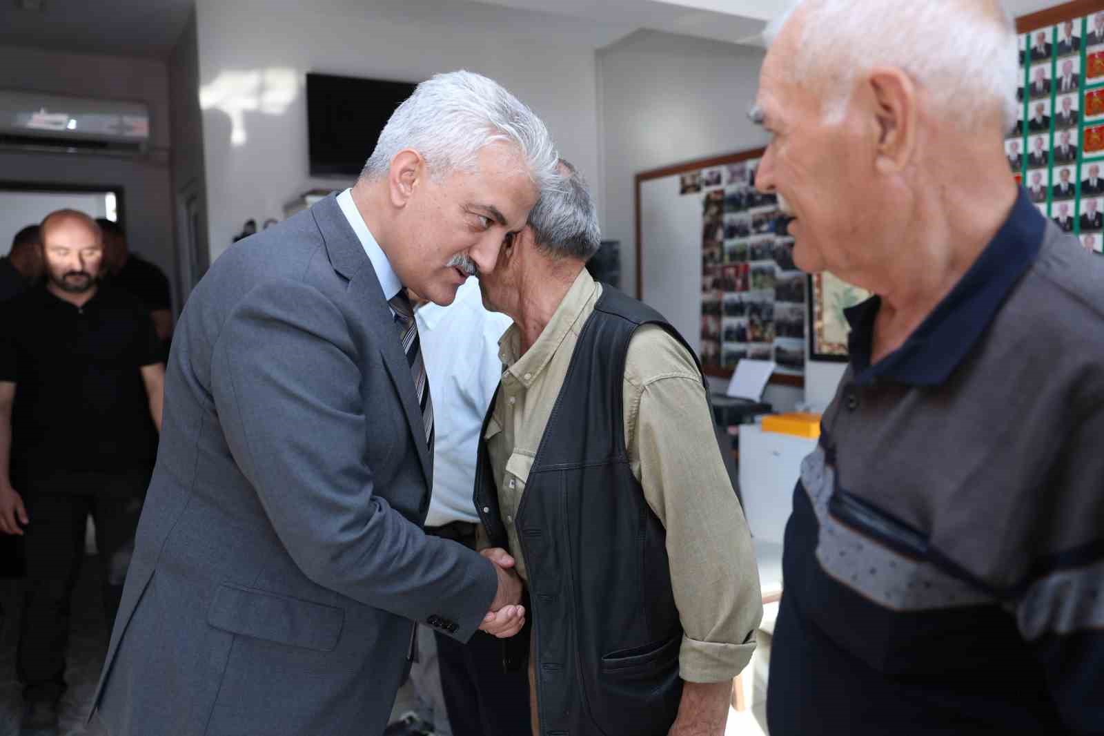 Vali Mehmet Makas’tan Gazilere anlamlı ziyaret