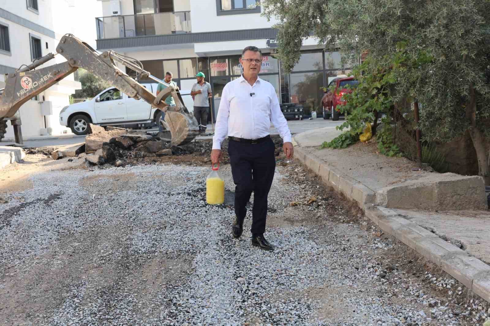 Başkan Öküzcüoğlu’ndan babasının tarifiyle işçilere serin mola