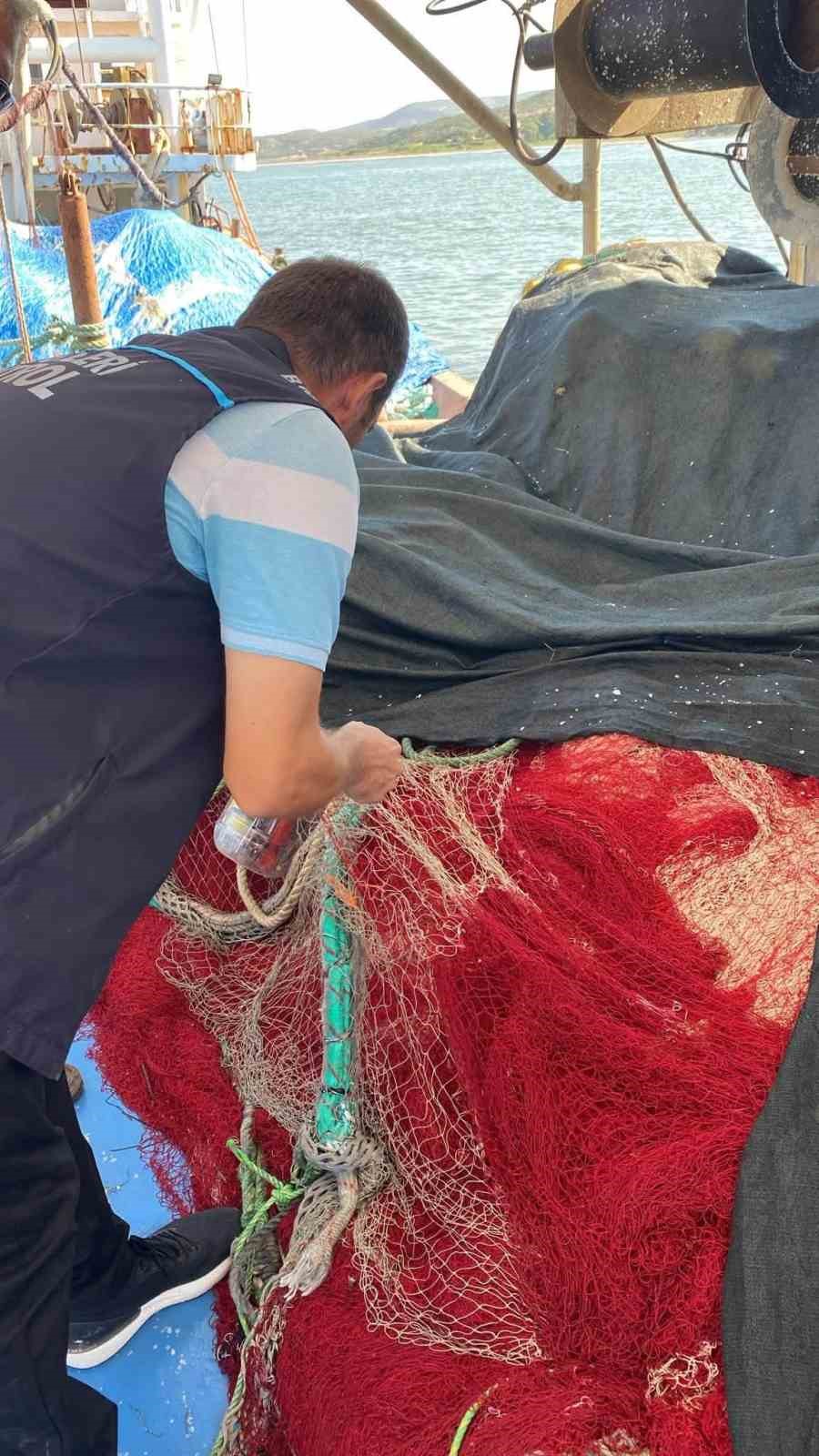 Didim’de balık ağları kontrol edildi