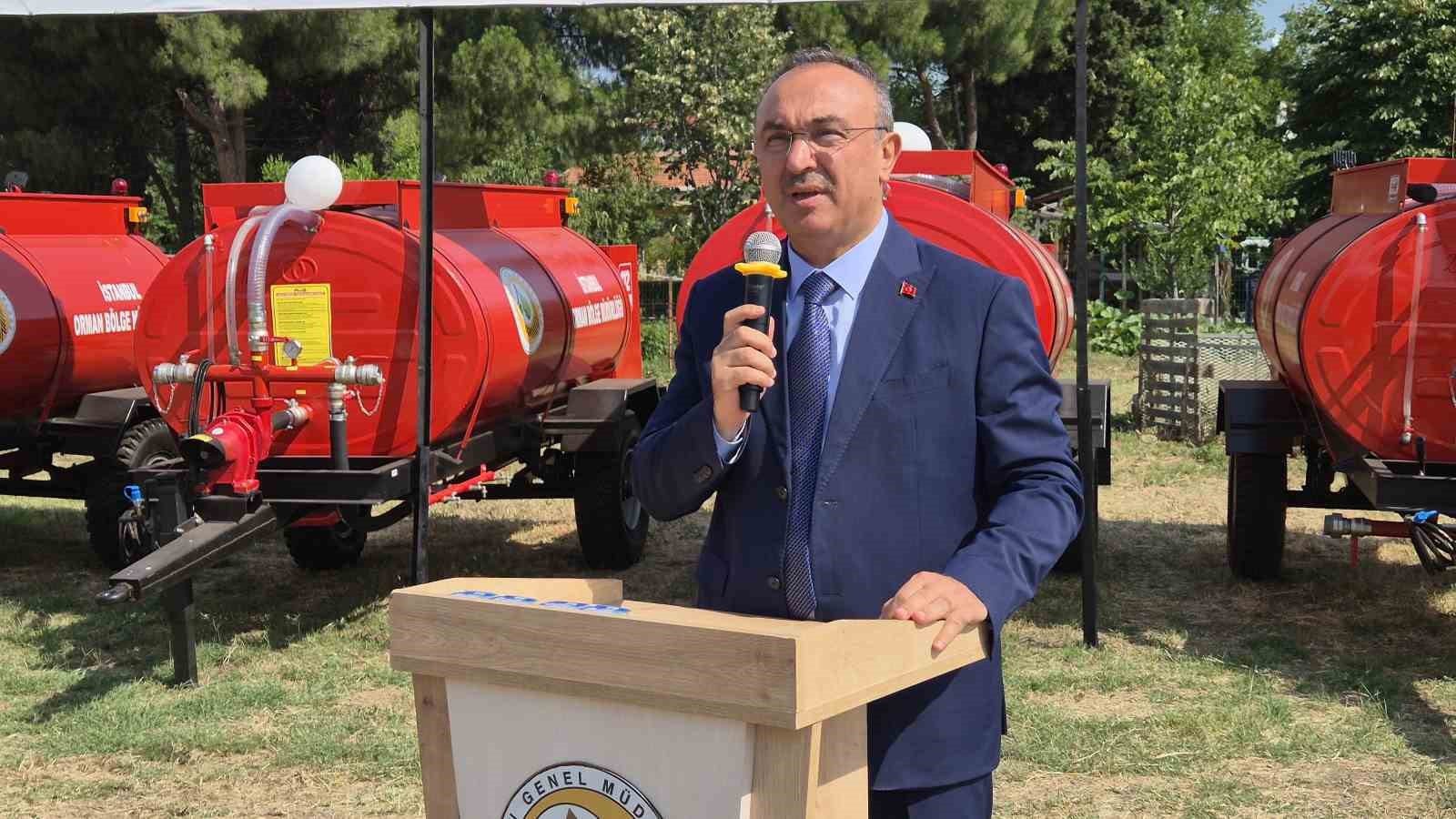 Tekirdağ’da orman yangınlarına karşı dev hamle: 50 mahalleye 50 su tankeri