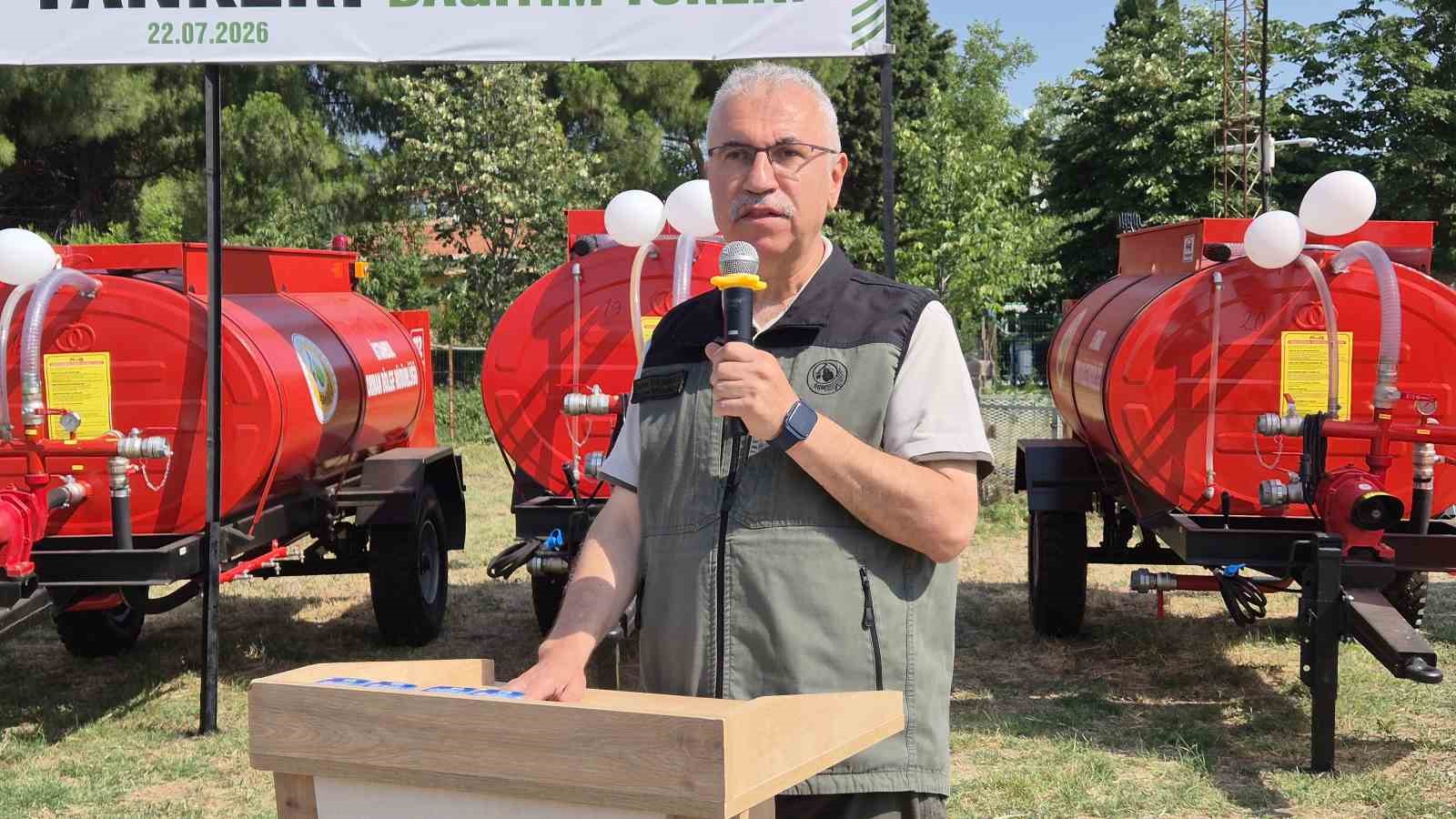 Tekirdağ’da orman yangınlarına karşı dev hamle: 50 mahalleye 50 su tankeri