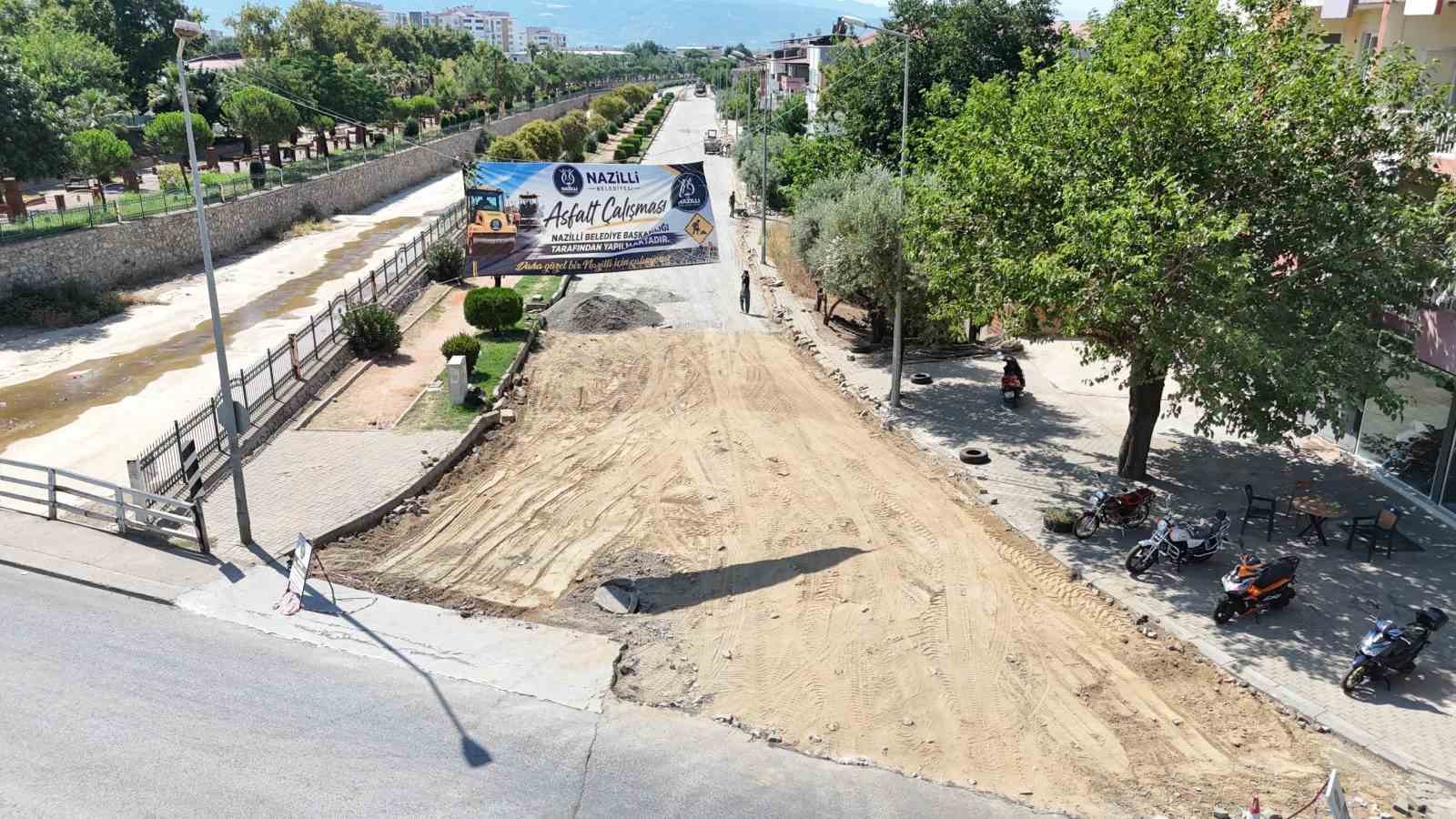 Nazilli Belediyesi Turan Mahallesi’nde asfalt çalışmalarına başladı