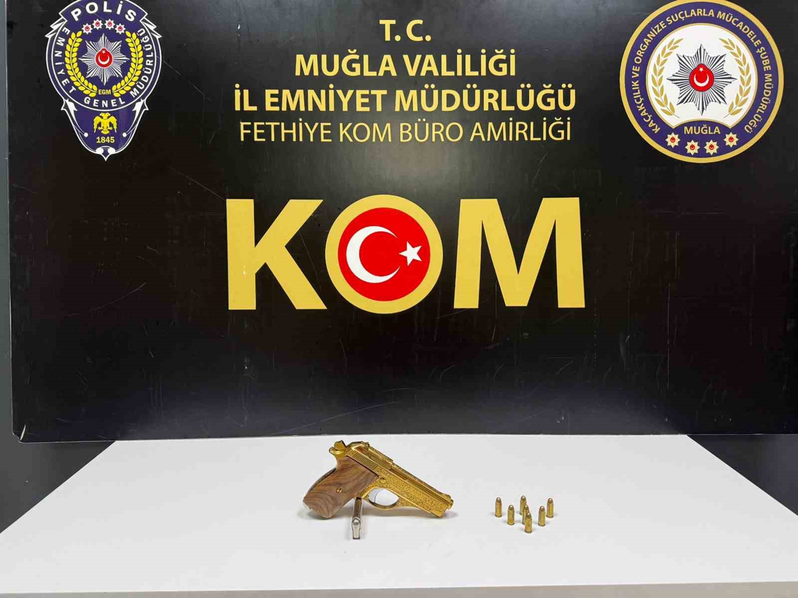 Muğla merkezli silah operasyonu: 10 gözaltı