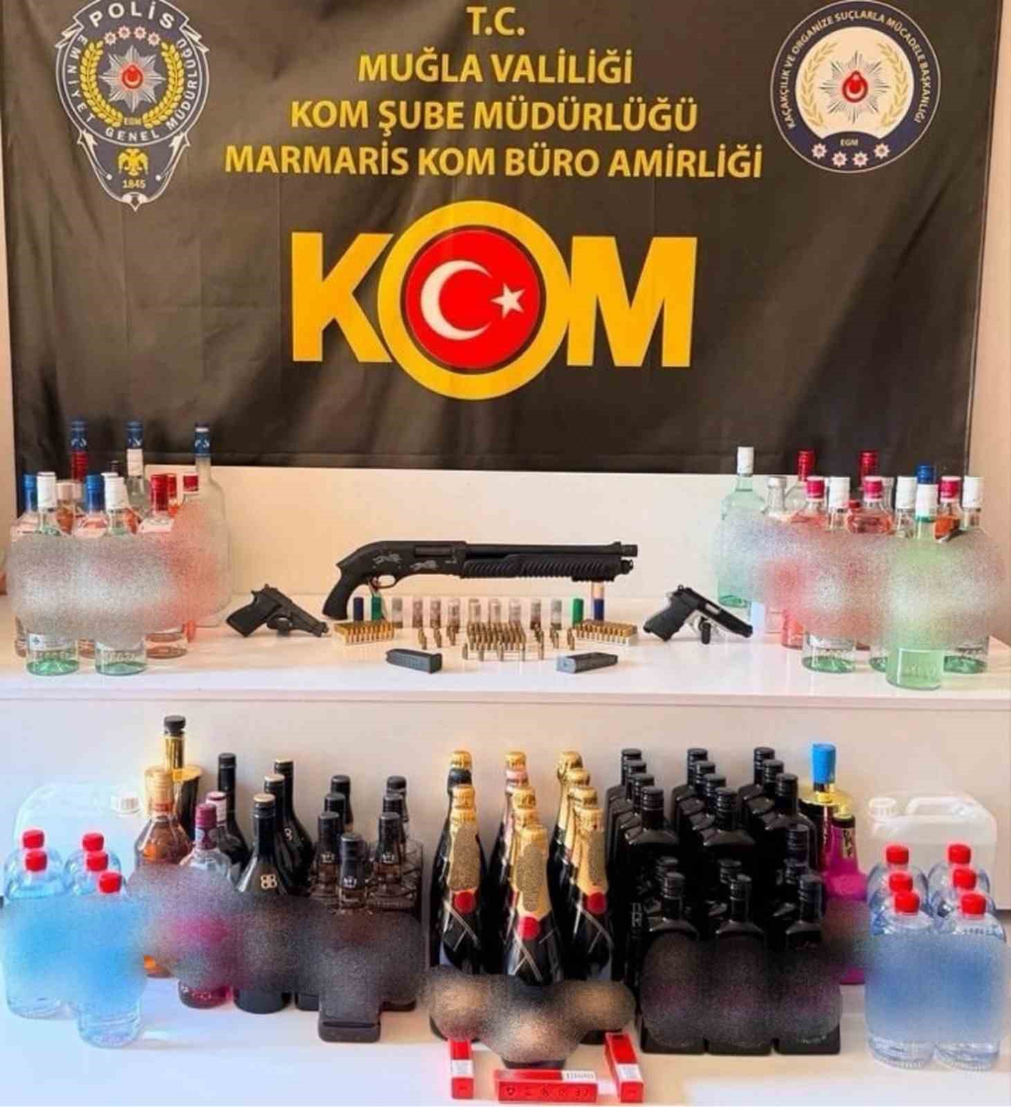 Muğla merkezli silah operasyonu: 10 gözaltı