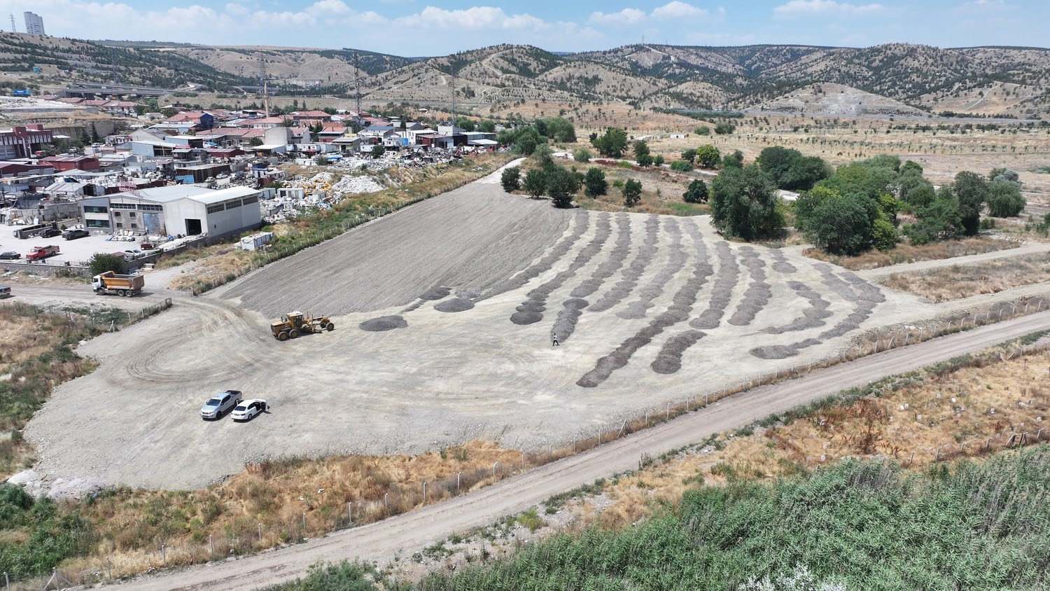 Gölbaşı’nda birinci tır parkı tamamlandı