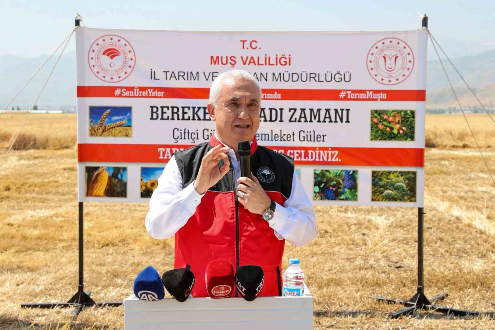 Hububat hasadından Muş ekonomisine 11 milyar liralık katkı bekleniyor