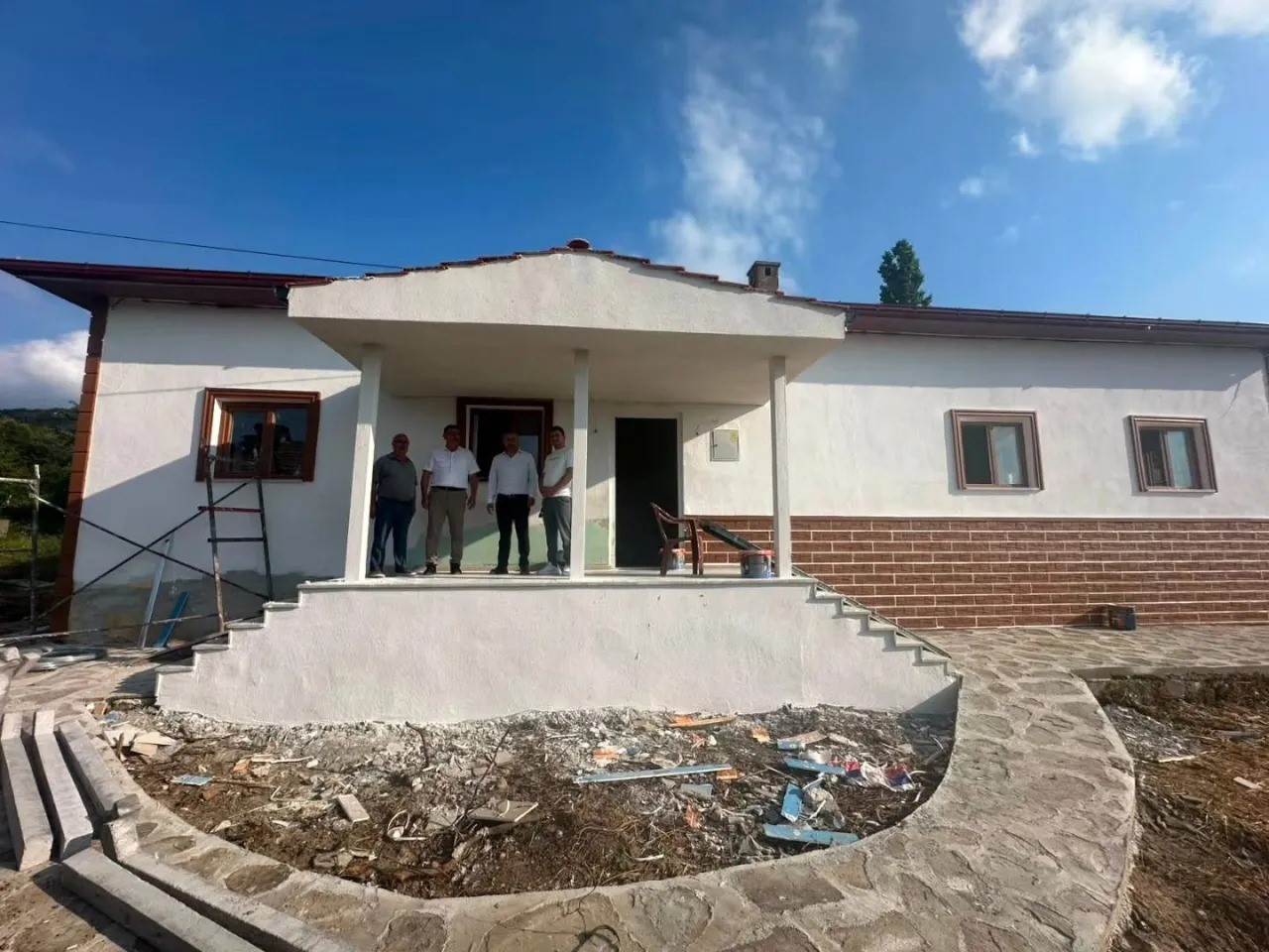 Sinop’ta yol ve Köy Yaşam Merkezi çalışmaları