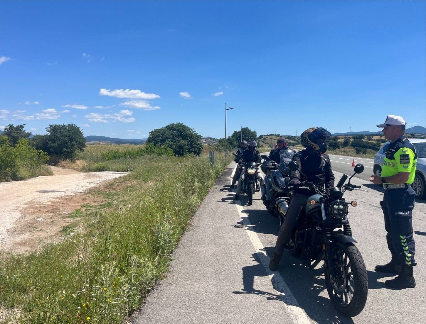 Çanakkale’de motosiklet denetimi
