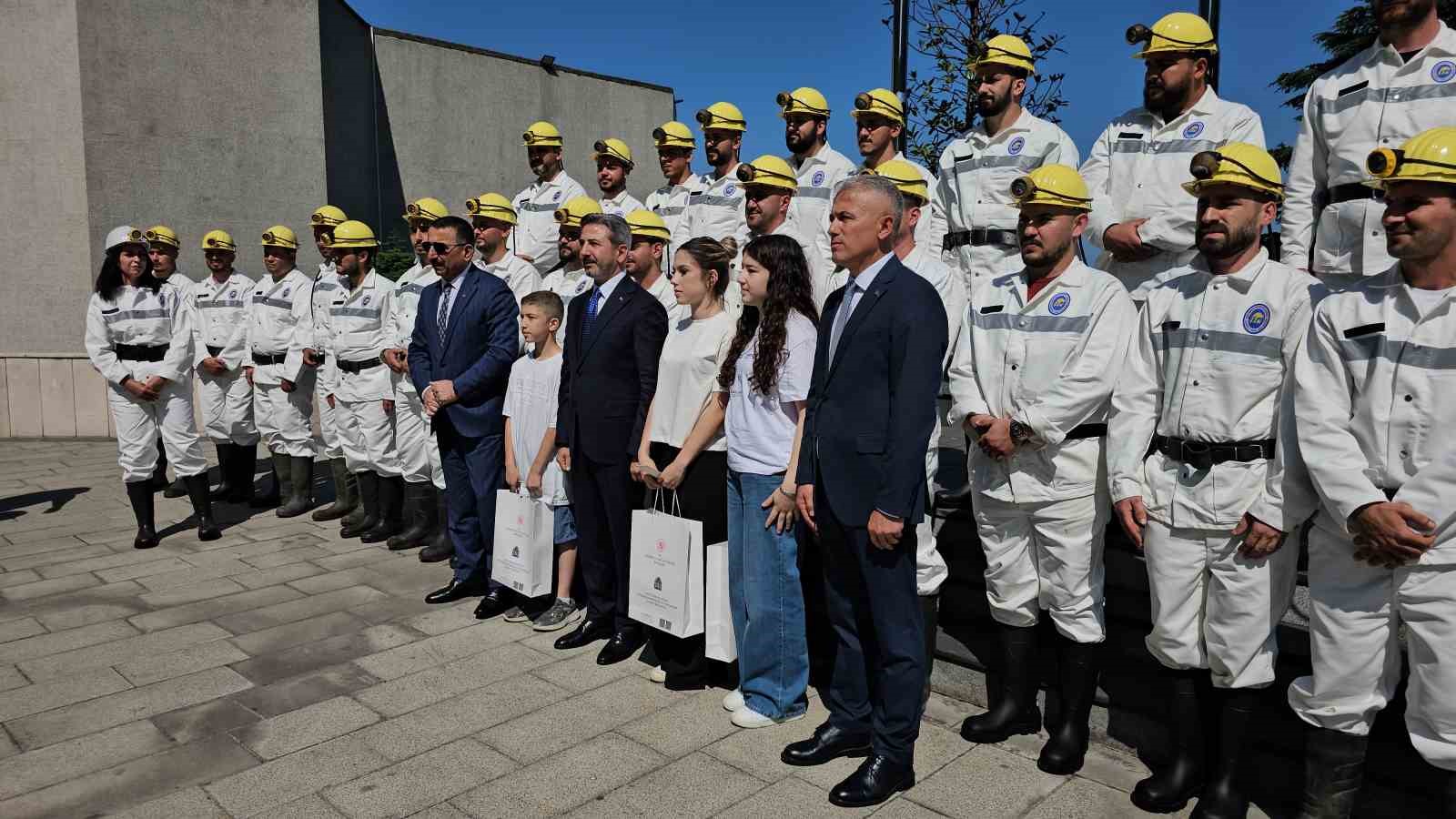 Bakan Yardımcısı Aydın’dan, Amelebirliği’nin 103. yılında madencilere deprem teşekkürü