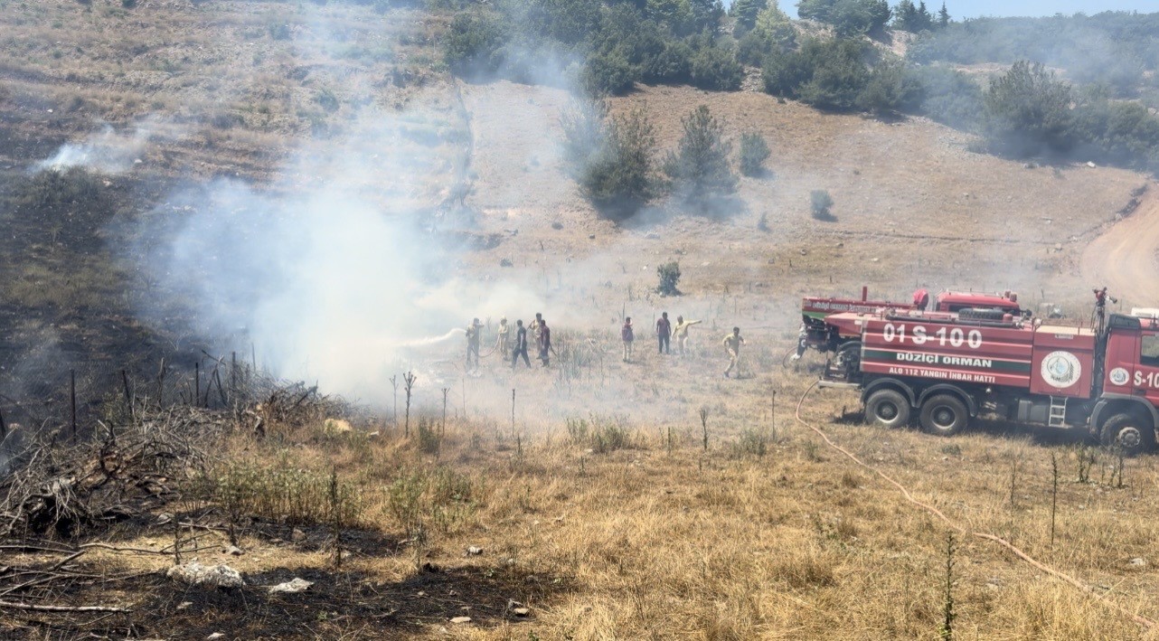 Tarla temizliği için yakılan ateş ormanlık alana sıçradı