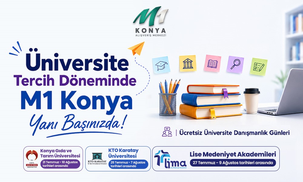M1 Konya AVM’den üniversite adaylarına ücretsiz tercih danışmanlığı desteği