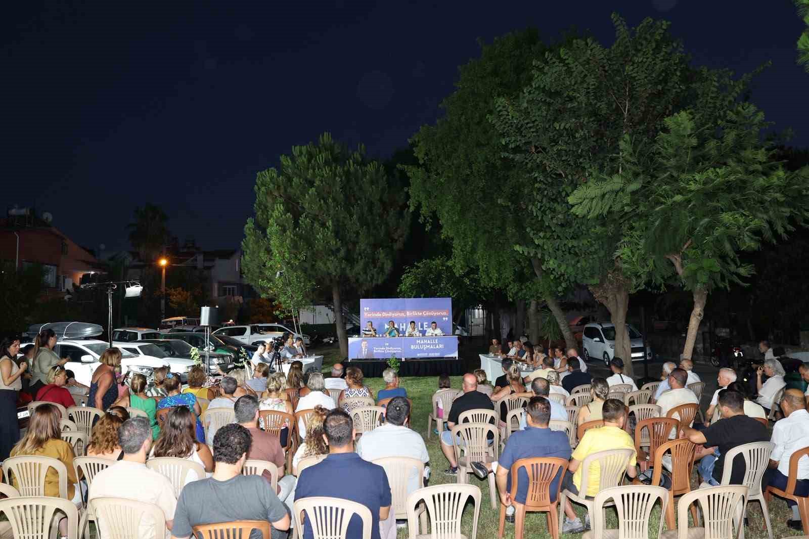 Başkan Ünlü, Çamdibi’nde vatandaşlarla buluştu