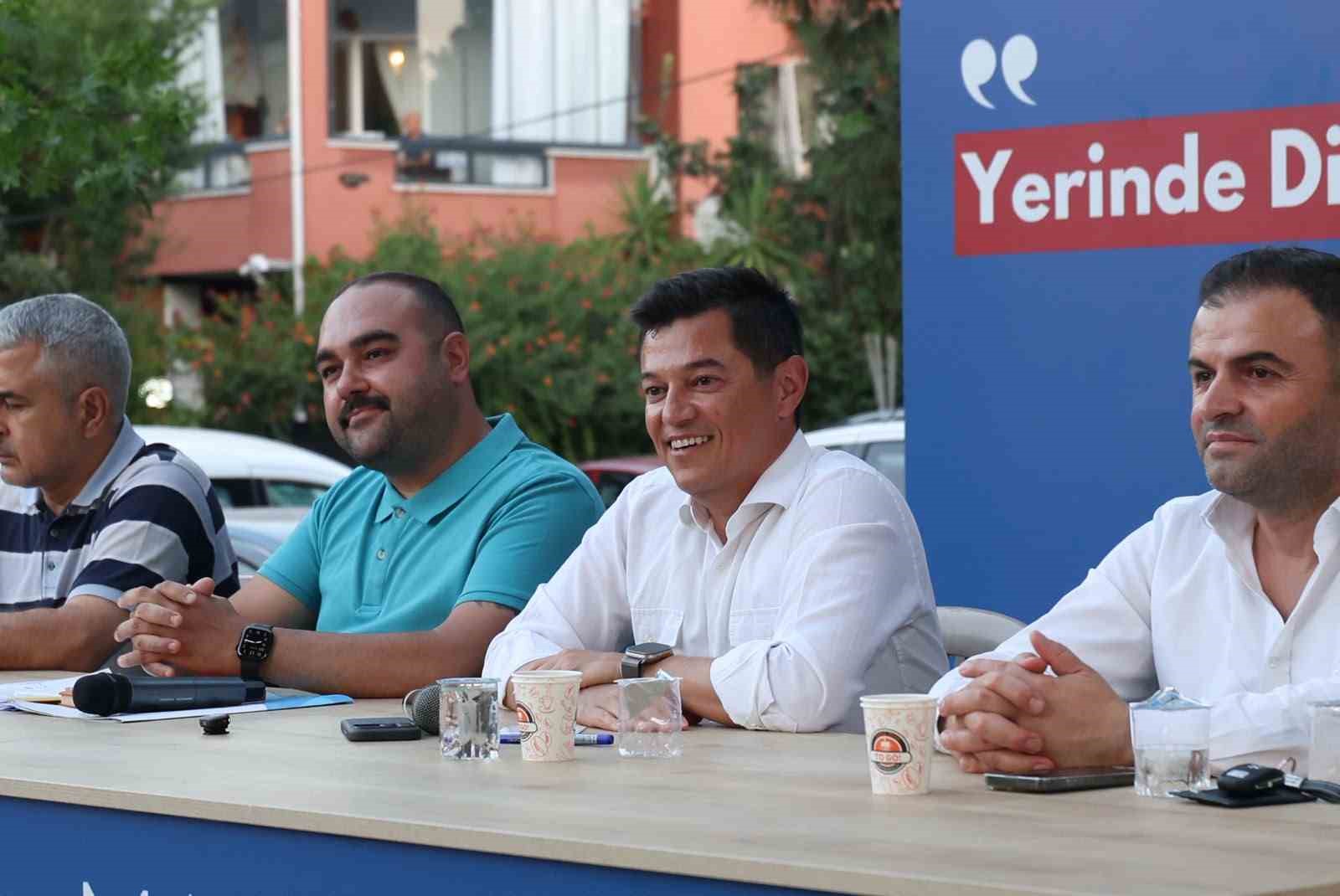 Başkan Ünlü, Çamdibi’nde vatandaşlarla buluştu
