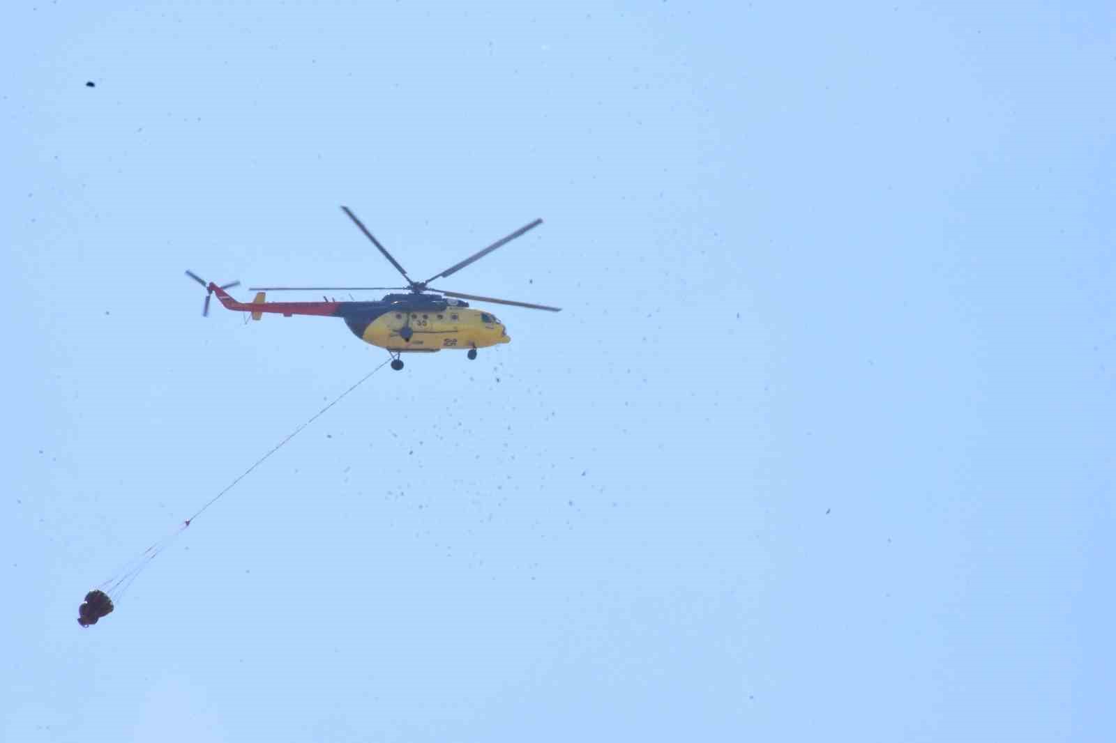 Afyonkarahisar’da otluk alandaki yangın bağ evlerine sıçradı