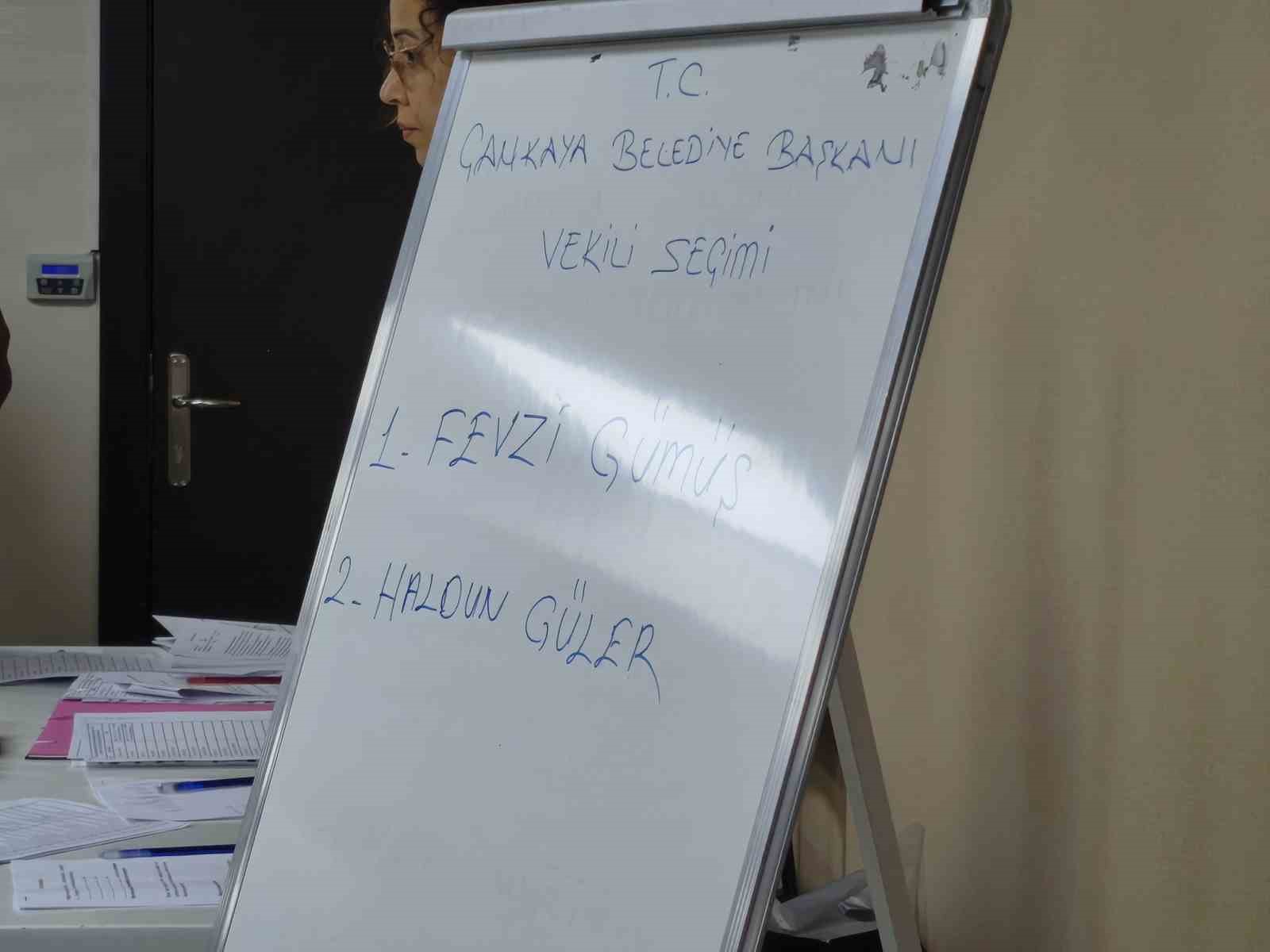 Çankaya Belediye Başkan Vekili Haldun Güler oldu