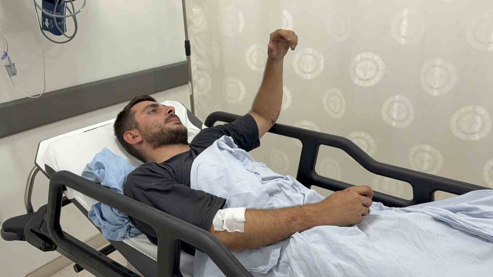 Vurulan gemide yaralanan genç, saldırı anlarını anlattı