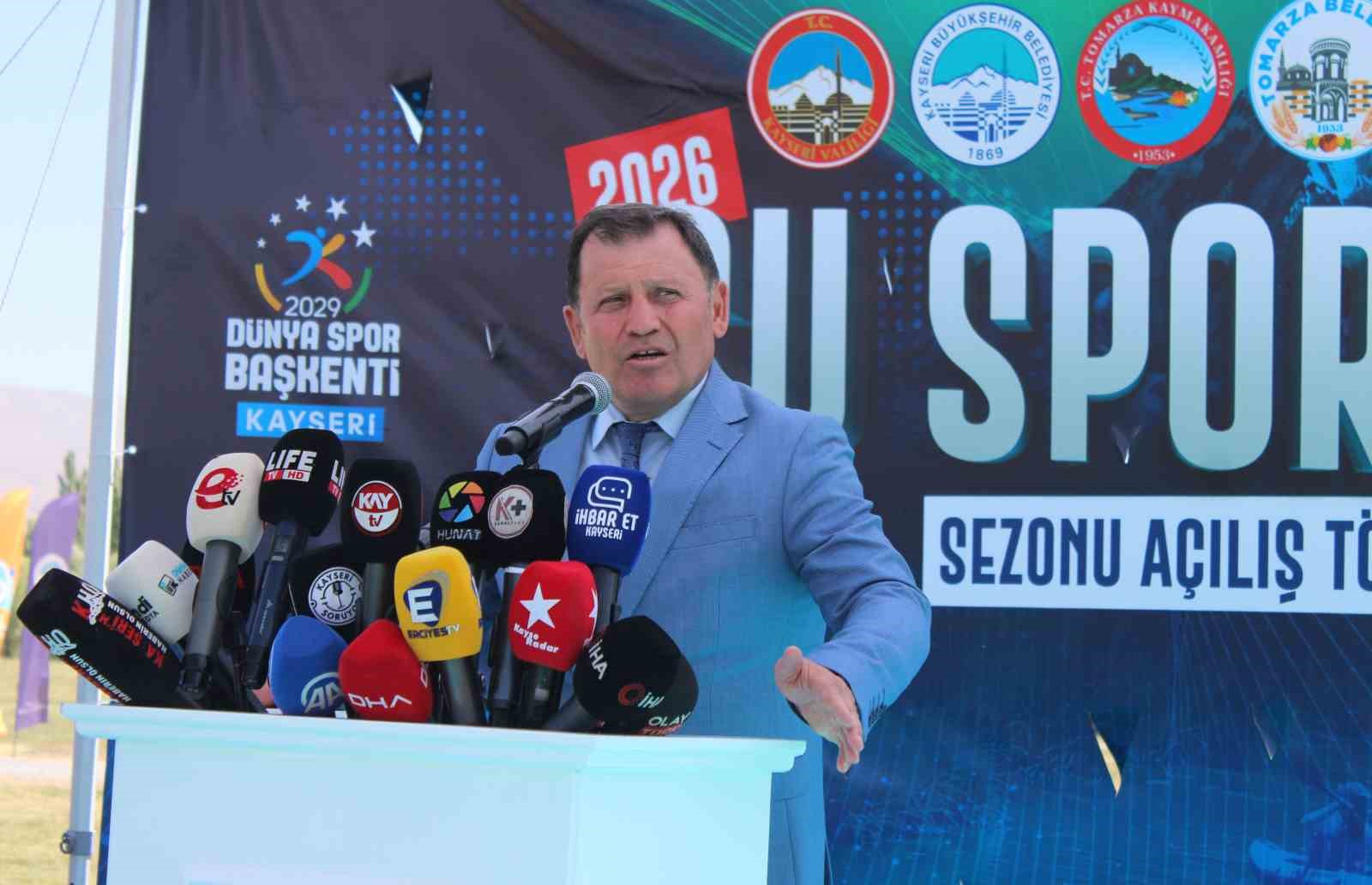Kayseri’de 2026 su sporları sezonu açıldı