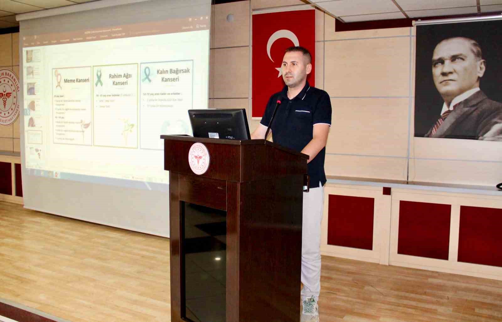 Kayseri Devlet Hastanesi hekimlerine eğitim