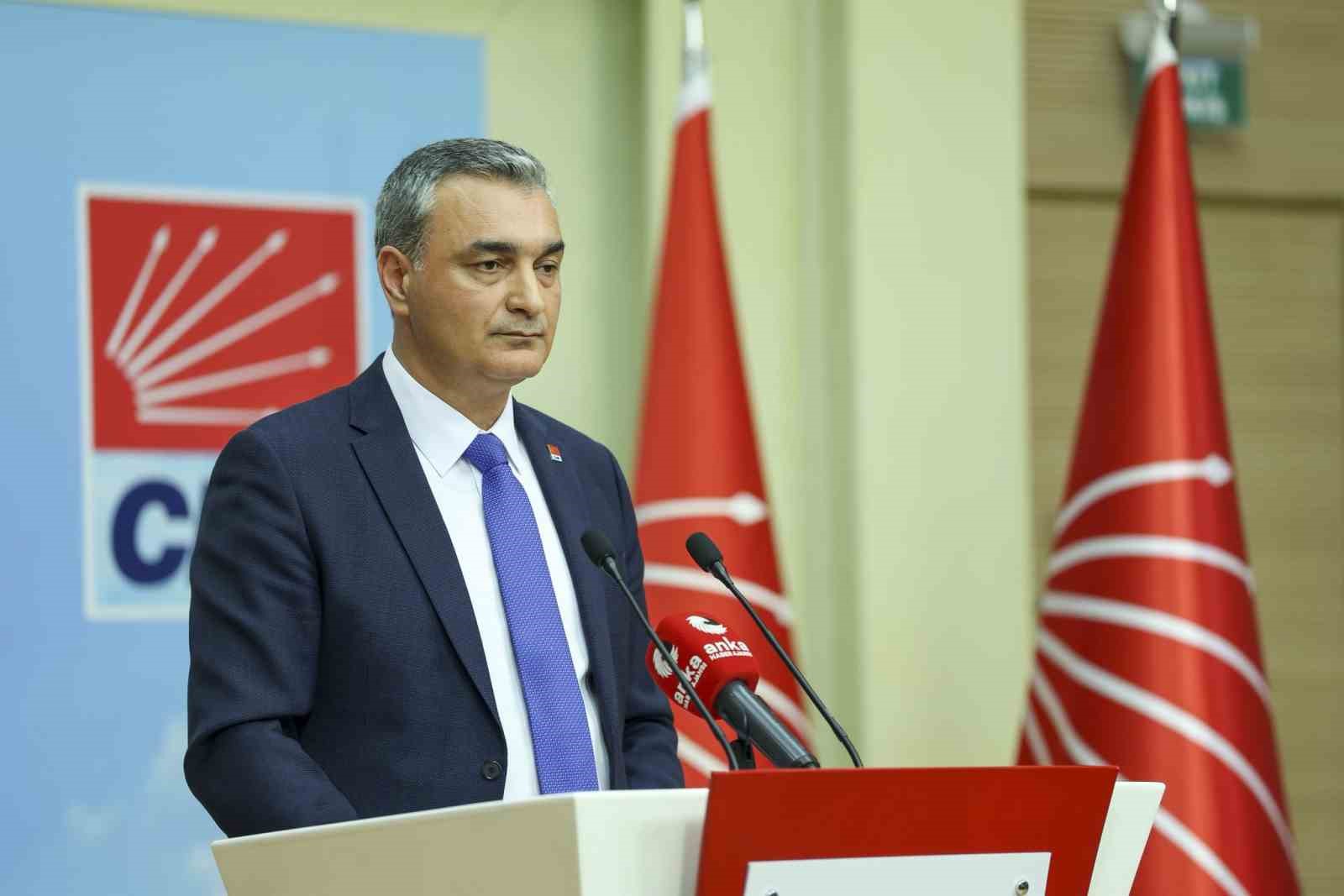 CHP Sözcüsü Sarı: 